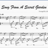song from a secret garden piano sheet