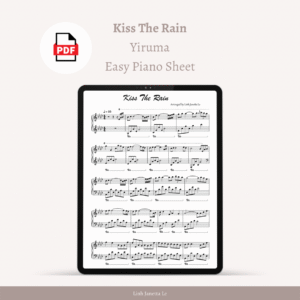 1 Kiss The Rain Piano Sheet