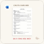 Mẫu CV bằng tiếng Anh chuẩn Harvard