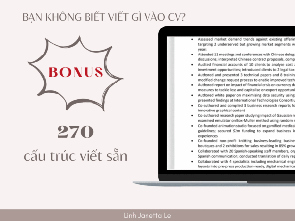 Mẫu CV 1 trang bằng tiếng Anh chuẩn Harvard