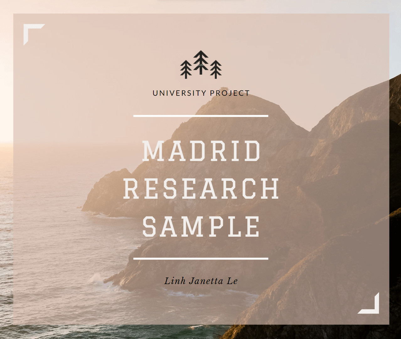♡ Madrid Research Sample ♡