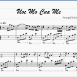 ước mơ của mẹ piano sheet